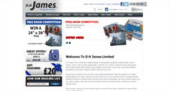 Desktop Screenshot of dhjames.co.uk